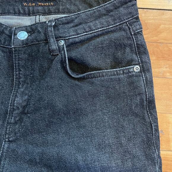 Nudie Jeans Straight Sally in Pixelated Grey - Picture 3 of 8